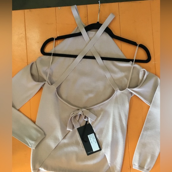 Style Stalker- Vana Knit Top- Small- Blush - Picture 4 of 6